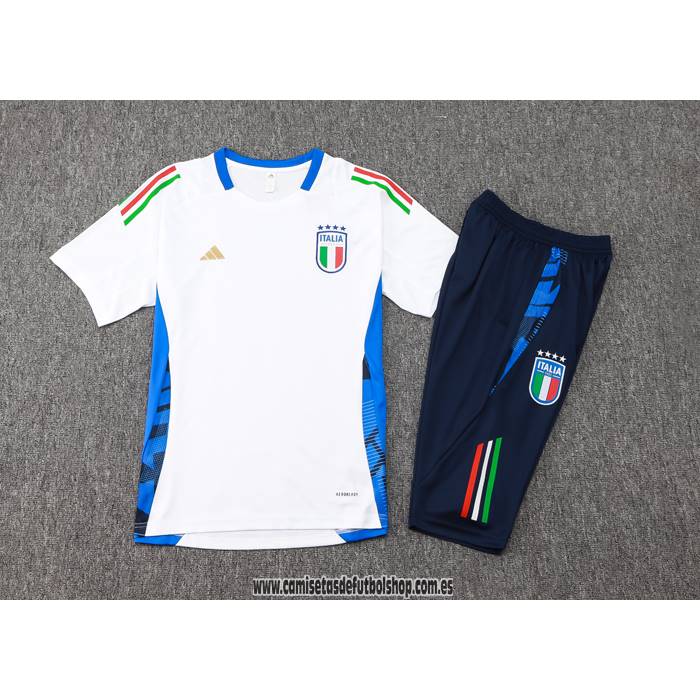 Chandal del Italia 24-25 Manga Corta Blanco - Pantalon Corto